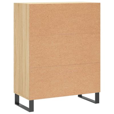 vidaXL Sideboard Sonoma Oak 69.5x34x90 cm Engineered Wood