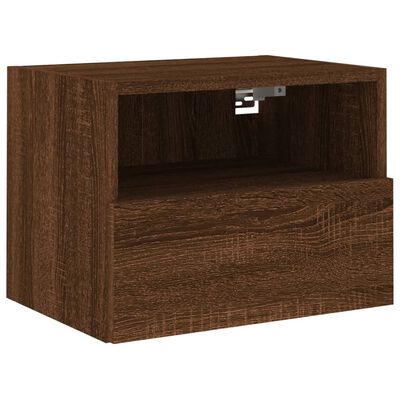 vidaXL TV Wall Cabinet Brown Oak 40x30x30 cm Engineered Wood