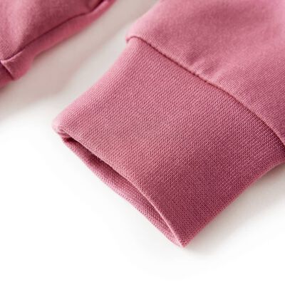 Kids' Sweatshirt Velvet Patchwork Raspberry 104