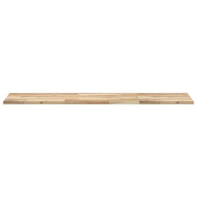 vidaXL Floating Shelf 160x40x2 cm Untreated Solid Wood Acacia