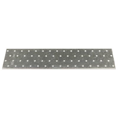 vidaXL Perforated Plates 40 pcs 2 mm 300x80 mm Galvanised Steel