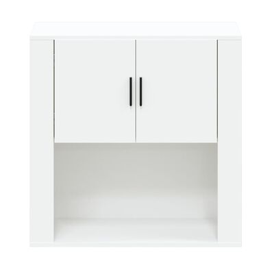 vidaXL Wall Cabinet White 80x33x80 cm Engineered Wood