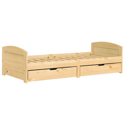 vidaXL Day Bed with 2 Drawers without Mattress "IRUN" 90x200 cm