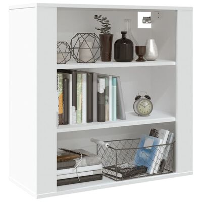 vidaXL Wall Cabinet White 80x33x80 cm Engineered Wood