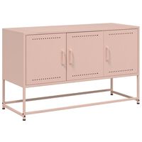 vidaXL TV Cabinet Pink 100.5x39x60.5 cm Steel