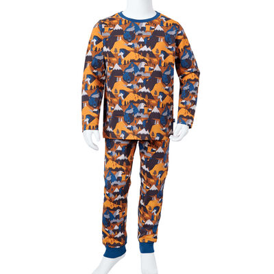 Kids' Pyjamas with Long Sleeves Cognac 104