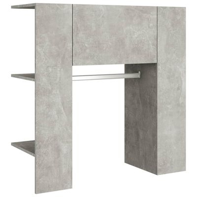 vidaXL Hallway Cabinet Concrete Grey 97.5x37x99 cm Engineered Wood