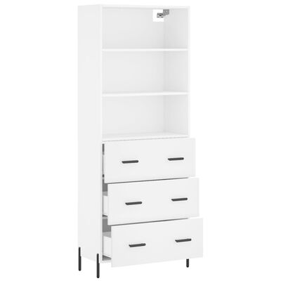 vidaXL Highboard White 69.5x34x180 cm Engineered Wood