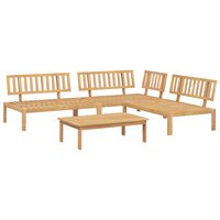 vidaXL 4 Piece Garden Pallet Sofa Set Solid Wood Acacia