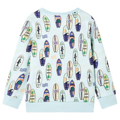 Kids' Sweatshirt Soft Blue Melange 116