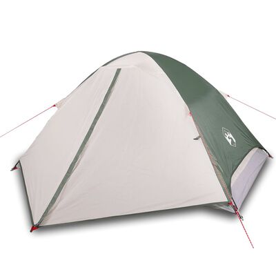 vidaXL Camping Tent Dome 2-Person Green Waterproof