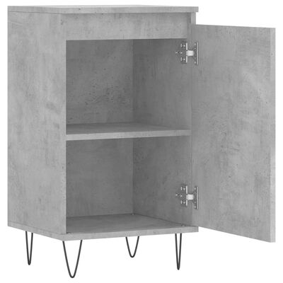 vidaXL Sideboards 2 pcs Concrete Grey 40x35x70 cm Engineered Wood