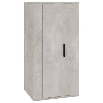 vidaXL 3 Piece TV Cabinet Set Concrete Grey Engineered Wood