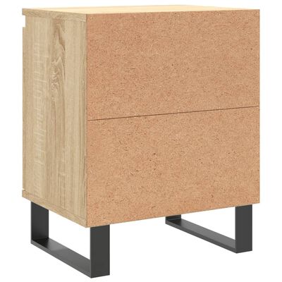 vidaXL Bedside Cabinets 2 pcs Sonoma Oak 40x30x50 cm Engineered Wood