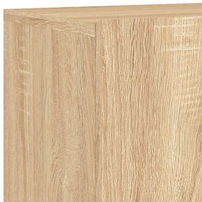 vidaXL TV Cabinet Wall-mounted Sonoma Oak 80x30x41 cm