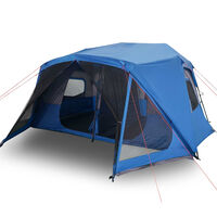 vidaXL Family Tent 10-Person Blue Quick Release Waterproof