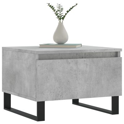 vidaXL Coffee Table Concrete Grey 50x46x35 cm Engineered Wood