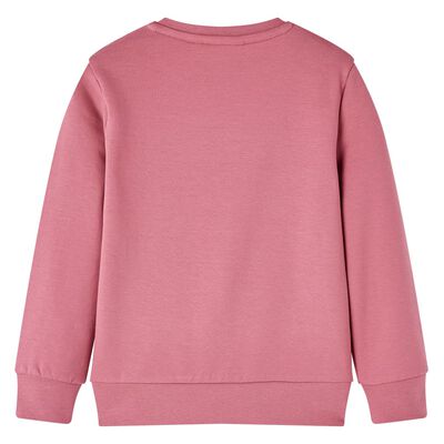 Kids' Sweatshirt Velvet Patchwork Raspberry 116