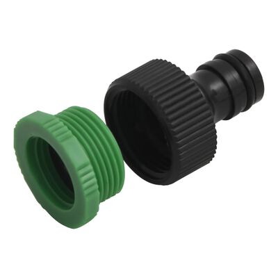 vidaXL Garden Hose with Fitting Set Green 0.5" 10 m PVC