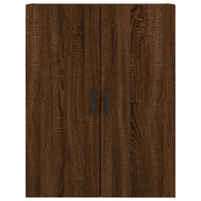 vidaXL Wall Mounted Cabinet Brown Oak 69.5x34x90 cm