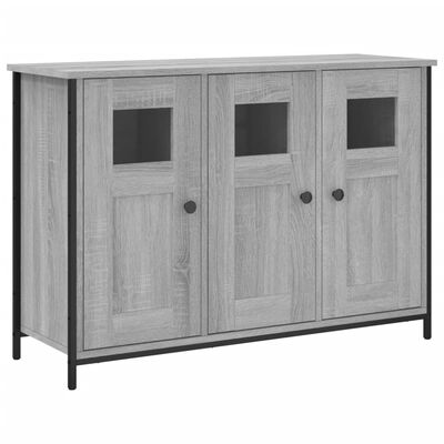 vidaXL Sideboard Grey Sonoma 100x35x70 cm Engineered Wood