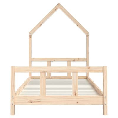 vidaXL Kids Bed Frame 90x200 cm Solid Wood Pine