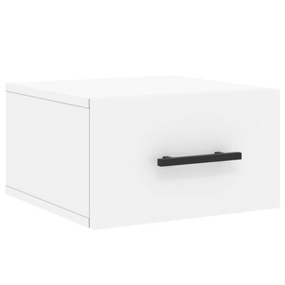 vidaXL Wall-mounted Bedside Cabinet White 35x35x20 cm