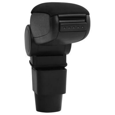 vidaXL Car Armrest Black 13x31x(30.5-48) cm ABS