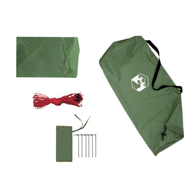 vidaXL Camping Tarp Green 360x294 cm Waterproof