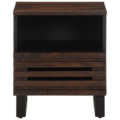 vidaXL Bedside Cabinet 40x33x46 cm Solid Wood Mango