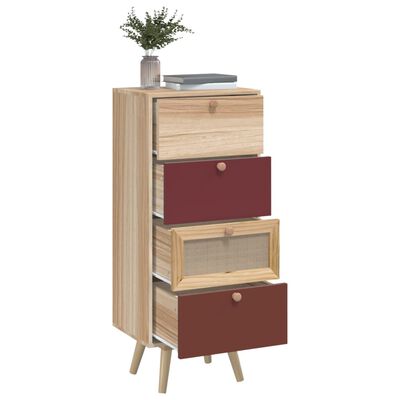 vidaXL Highboard with Drawers 40x30x95 cm Engineered Wood