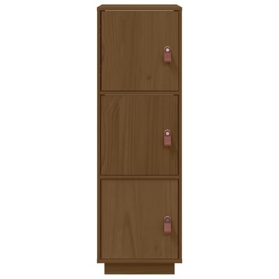 vidaXL Highboard Honey Brown 34x40x108.5 cm Solid Wood Pine