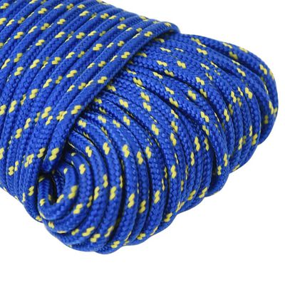 vidaXL Boat Rope Blue 4 mm 25 m Polypropylene