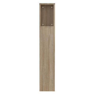 vidaXL Headboard Cabinet Sonoma Oak 100x18.5x104.5 cm