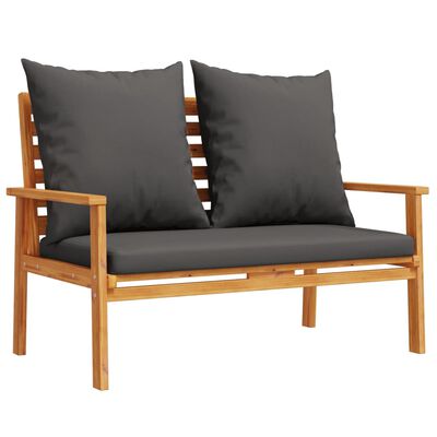 vidaXL 5 Piece Garden Lounge Set with Cushions Solid Wood Acacia