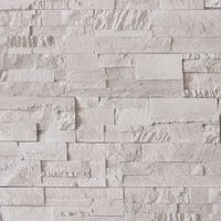 vidaXL Wallpaper 3D Stone Look Cream 10x0.53 m Non-woven