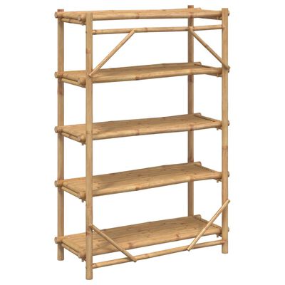 vidaXL 5-Layer Shelf 100x40x150 cm Bamboo