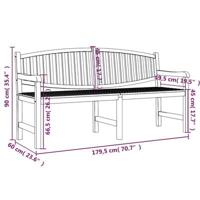 vidaXL 4 Piece Garden Dining Set Solid Wood Teak