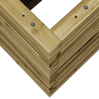 vidaXL Garden Planter 110x40x68.5 cm Impregnated Wood Pine