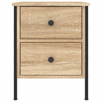 vidaXL Bedside Cabinets 2 pcs Sonoma Oak 40x42x50 cm Engineered Wood