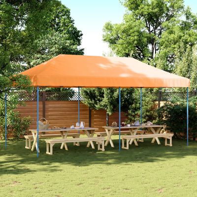 vidaXL Foldable Party Tent Pop-Up Orange 580x292x315 cm