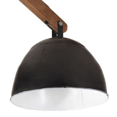 vidaXL Ceiling Lamp 25 W Black 29x18x85 cm E27