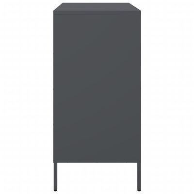 vidaXL Sideboard Anthracite 68x39x79 cm Steel