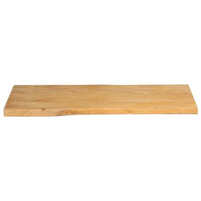 vidaXL Table Top 100x40x3.8 cm Live Edge Solid Wood Mango