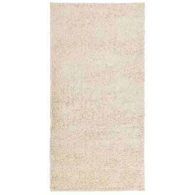 vidaXL Shaggy Rug PAMPLONA High Pile Modern Gold 100x200 cm