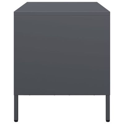 vidaXL TV Cabinet Anthracite 68x39x43.5 cm Cold-rolled Steel