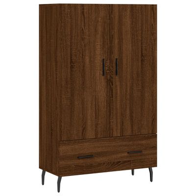 vidaXL Highboard Brown Oak 69.5x31x115 cm Engineered Wood