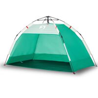 vidaXL Beach Tent 2-Person Sea Green Quick Release Waterproof