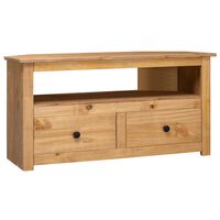 vidaXL Corner TV Cabinet 93x49x49 cm Solid Pine Panama Range