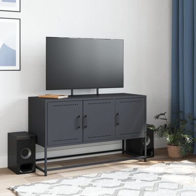 vidaXL TV Cabinet Anthracite 100.5x39x60.5 cm Steel